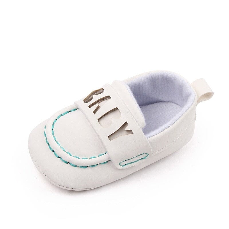 Mocassim Infantil Baby Loja Click Certo Branco 0-6 Meses