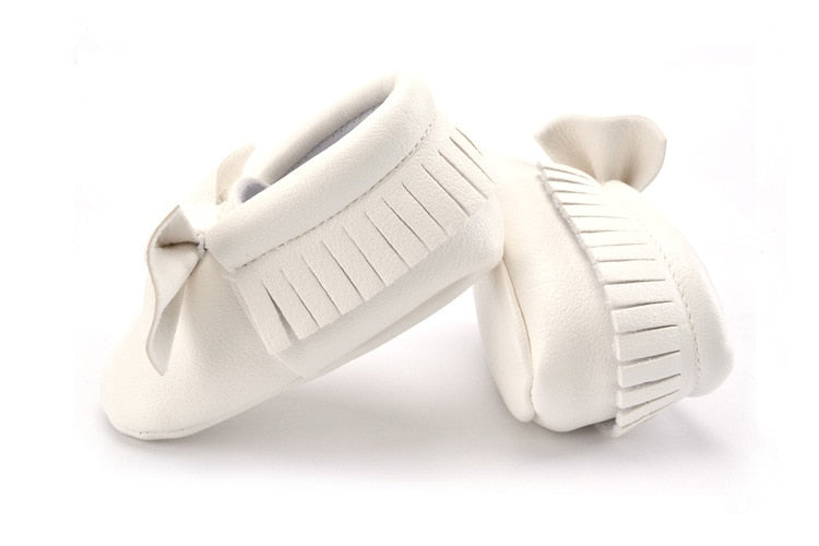 Sapato Laço sapatinho Loja Click Certo Branco 0-6 meses 11cm
