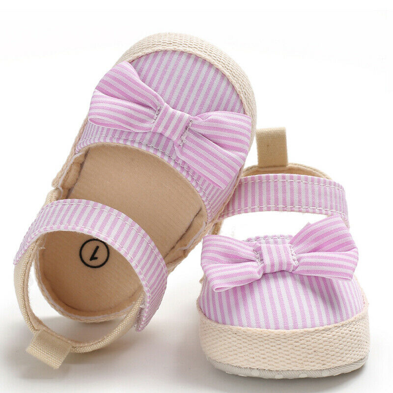 Sapato Listras Sapato Loja Click Certo Rosa 0-6 Meses