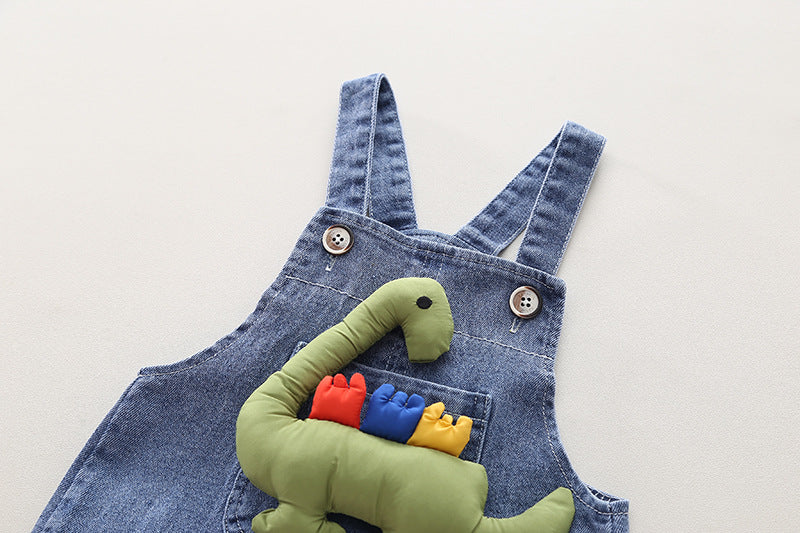 Conjunto de babero de dinosaurio 3D