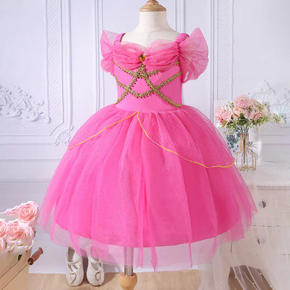 Vestido Princesa  Aurora con Tul