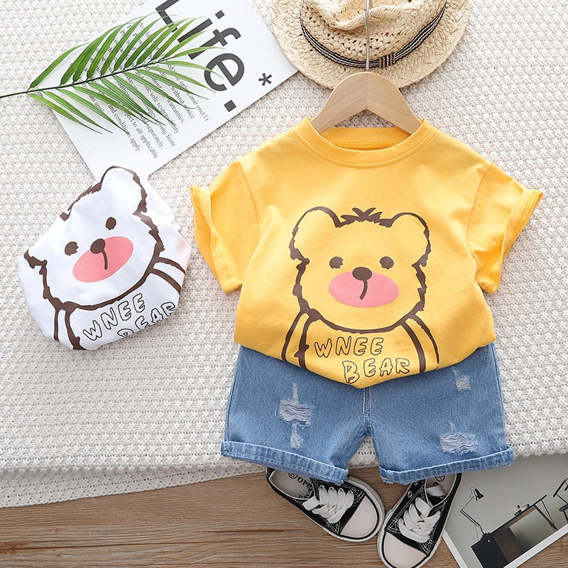 Conjunto con Camiseta Oso