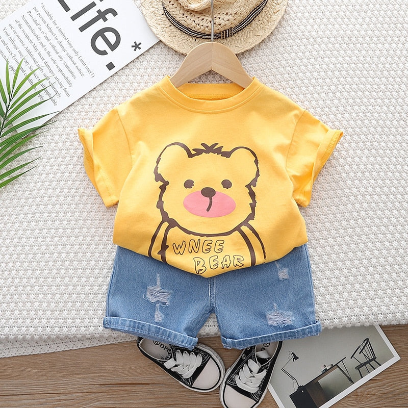 Conjunto con Camiseta Oso