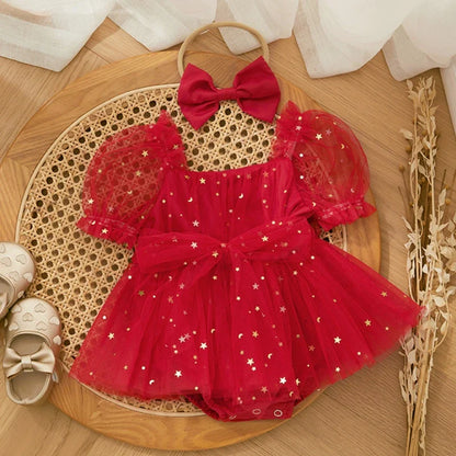 Vestido Body rojo con Lazo