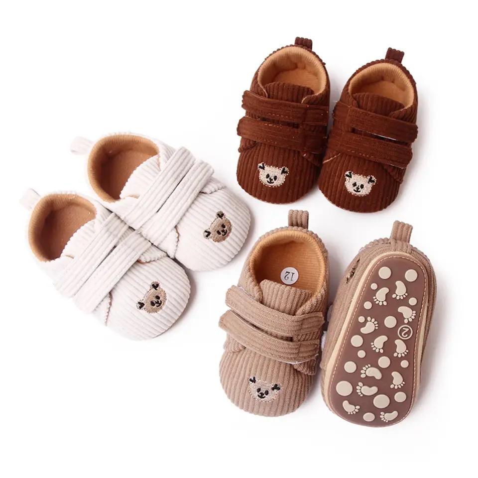 Zapatos Teddy Dobles Con Velcro