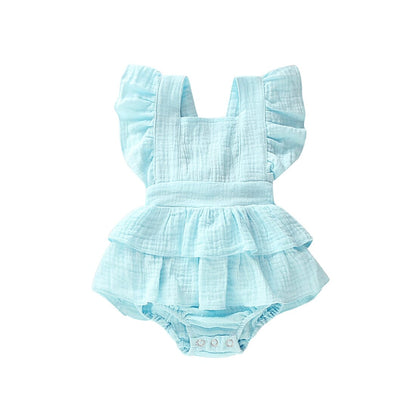 Body Infantil Feminino Babadinhos Loja Click Certo Azul 0-3 Meses 