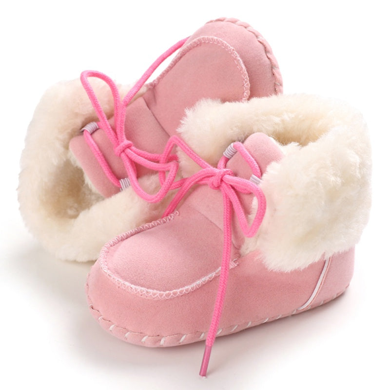 Bota Pelinho Bota Loja Click Certo Rosa 0-6 Meses 11cm 