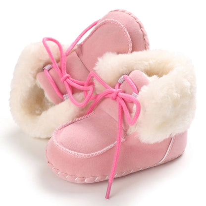 Bota Pelinho Bota Loja Click Certo Rosa 0-6 Meses 11cm 