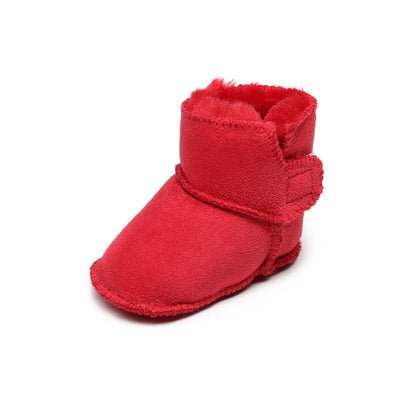 Botinha Velcro Botinha Loja Click Certo Vermelho 0-6 Meses 11cm 