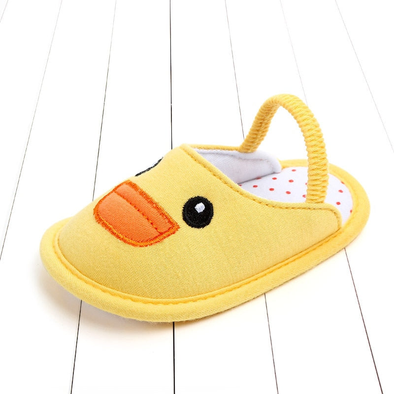 Chinelo de Bichinhos Chinelo Loja Click Certo Pato 0-6 Meses 11cm 