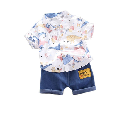 Conjunto Dinossauros Conjunto Loja Click Certo Modelo 2 9-12 Meses 