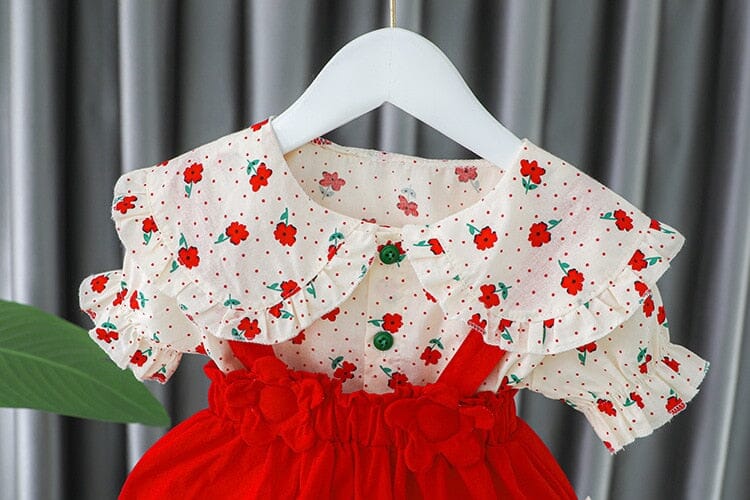 Conjunto Infantil Feminino Flores Loja Click Certo 