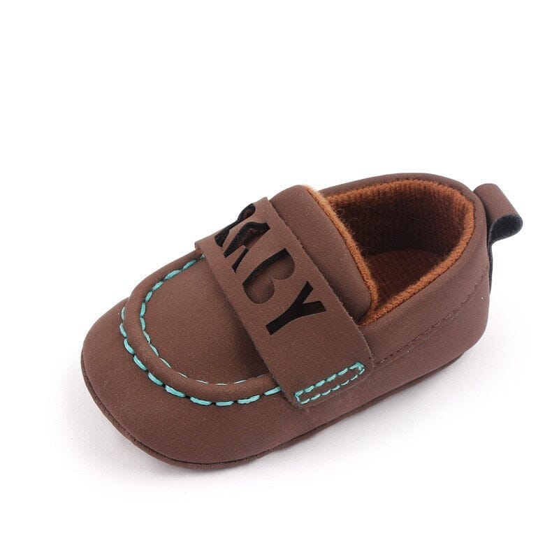 Mocassim Infantil Baby Loja Click Certo Marrom 0-6 Meses 