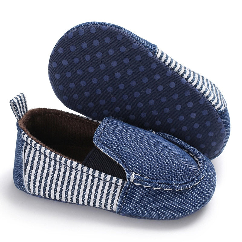 Mocassim Jeans Mocassim Loja Click Certo Jeans 0-6 meses 11CM 