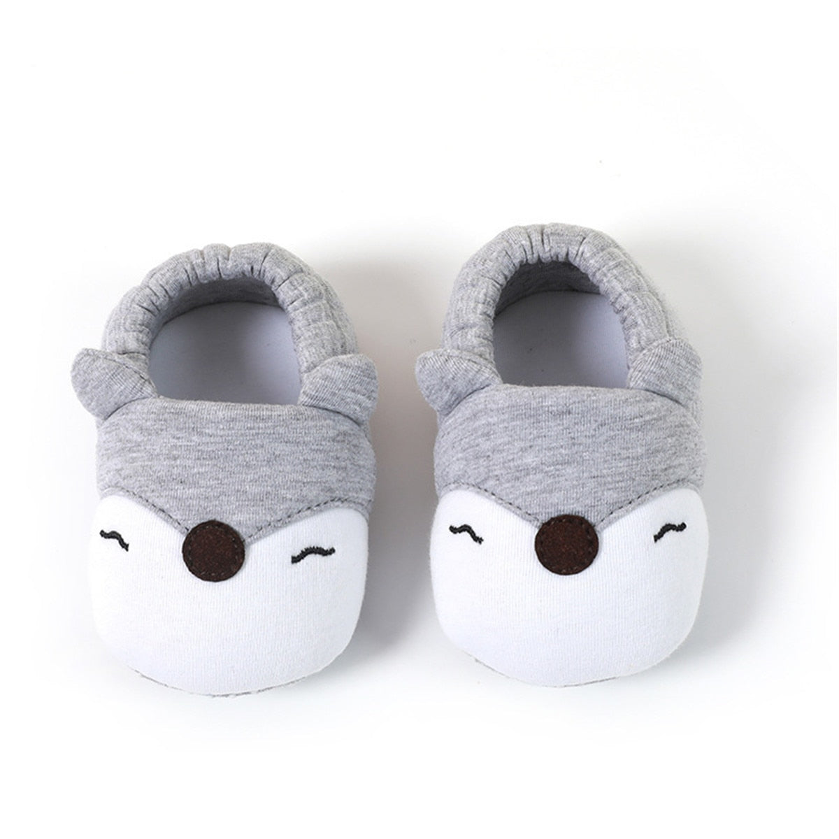 Pantufas Fofas Bichinhos Pantufa Loja Click Certo Coala Cinza 0-6 Meses 11cm 