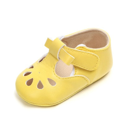 Sandalinha Fofa Sandália Loja Click Certo Amarelo 0-6 Meses 11cm 