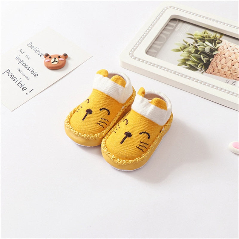 Sapatinho Meia sapatos Loja Click Certo Amarelo 0-6 Meses 11cm 