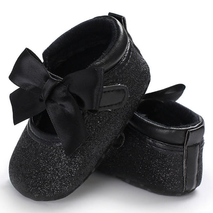 Sapato Gliter sapatilha Loja Click Certo Preto 0-6 Meses 