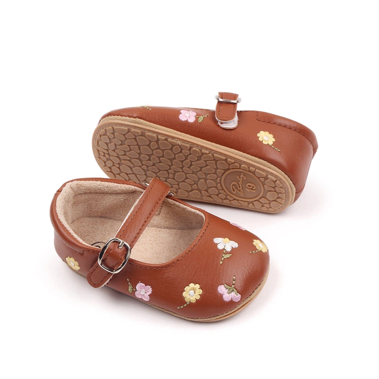 Sapato Infantil Feminino Flor Cintinho Loja Click Certo 