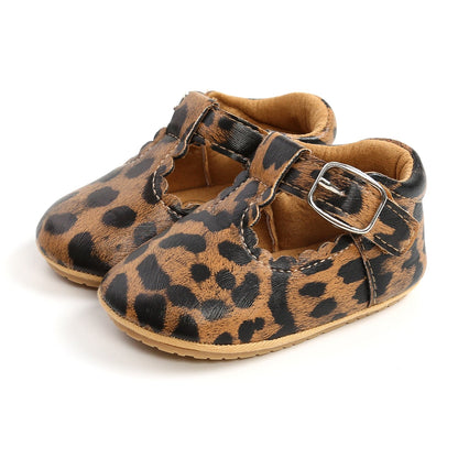 Sapato Luxo Sapato Loja Click Certo Leopardo 0-6 Meses 