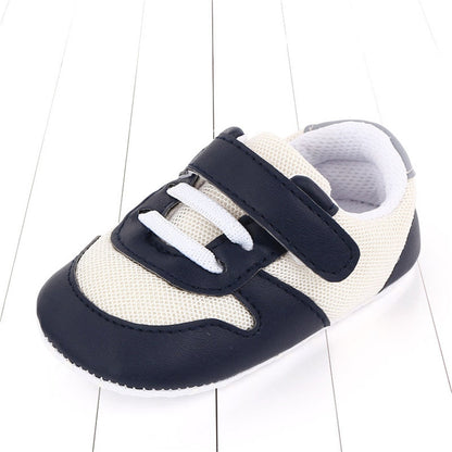 Tênis Baby Boy Tênis Loja Click Certo Azul e Branco 0-6 Meses 11cm 