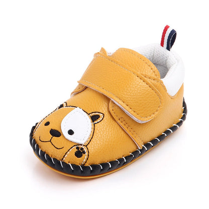 Tênis Cachorrinho Sola antiderrapante Tênis Loja Click Certo Amarelo 0-6 Meses 11cm 