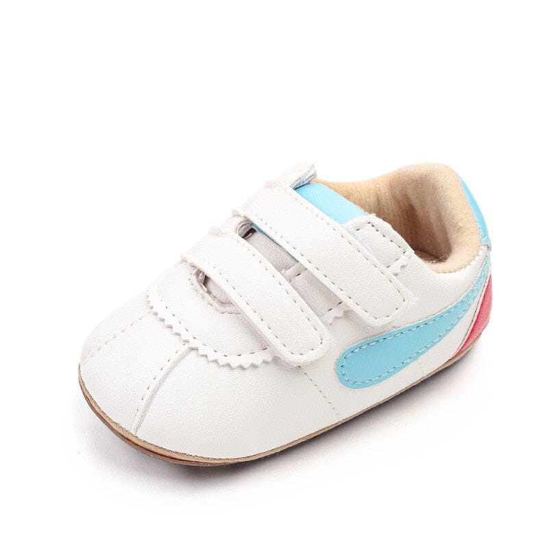 Tênis Infantil Masculino Velcro Duplo Loja Click Certo Azul 0-6 Meses 