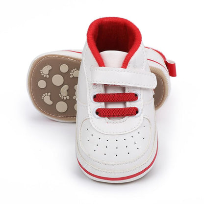 Tênis NK tenis Loja Click Certo Vermelho e Branco 0-6 Meses 11cm 