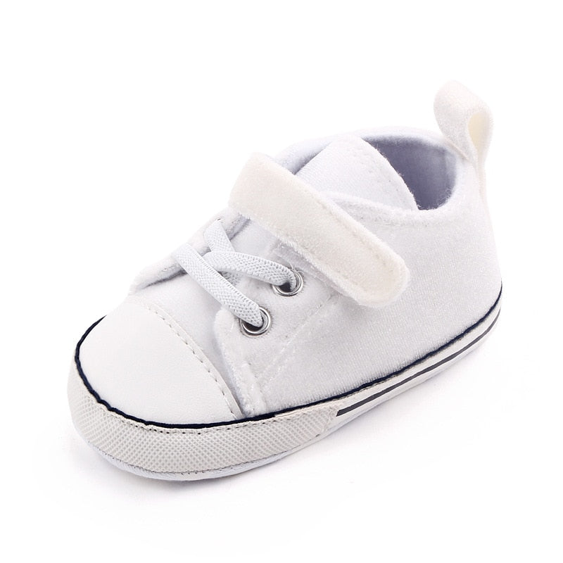 Tênis Star Veludo Tênis Loja Click Certo Branco 13-18 Meses - 13cm 