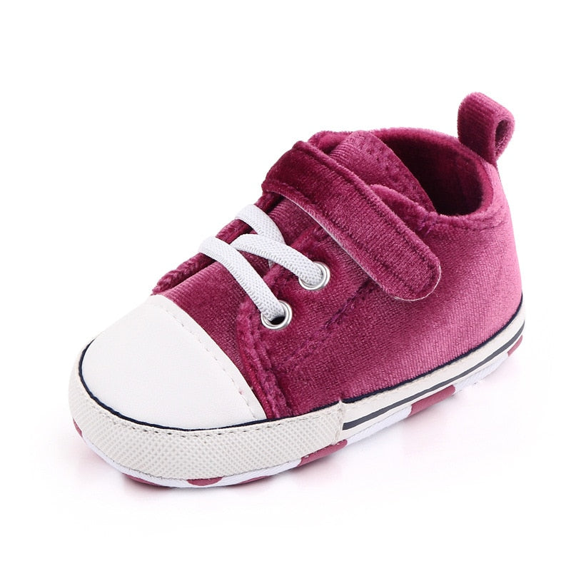 Tênis Star Veludo Tênis Loja Click Certo Roxo 13-18 Meses - 13cm 