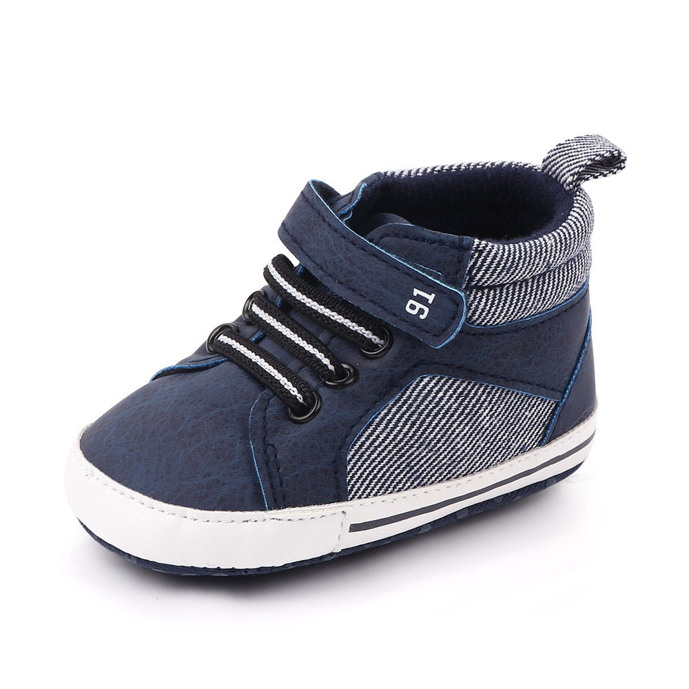 Tênis Velcro 91 tenis Loja Click Certo Azul 0-6 Meses 11cm 