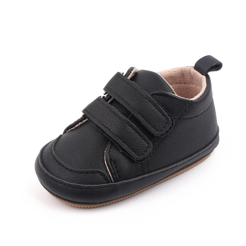 Tênis Velcro Duplo Tênis Loja Click Certo Preto 0-6 Meses 11cm 