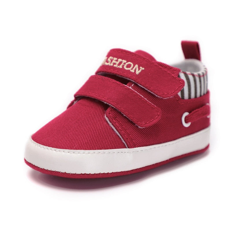 Tênis Velcro Tênis Loja Click Certo Vermelho 0-6 Meses 11cm 