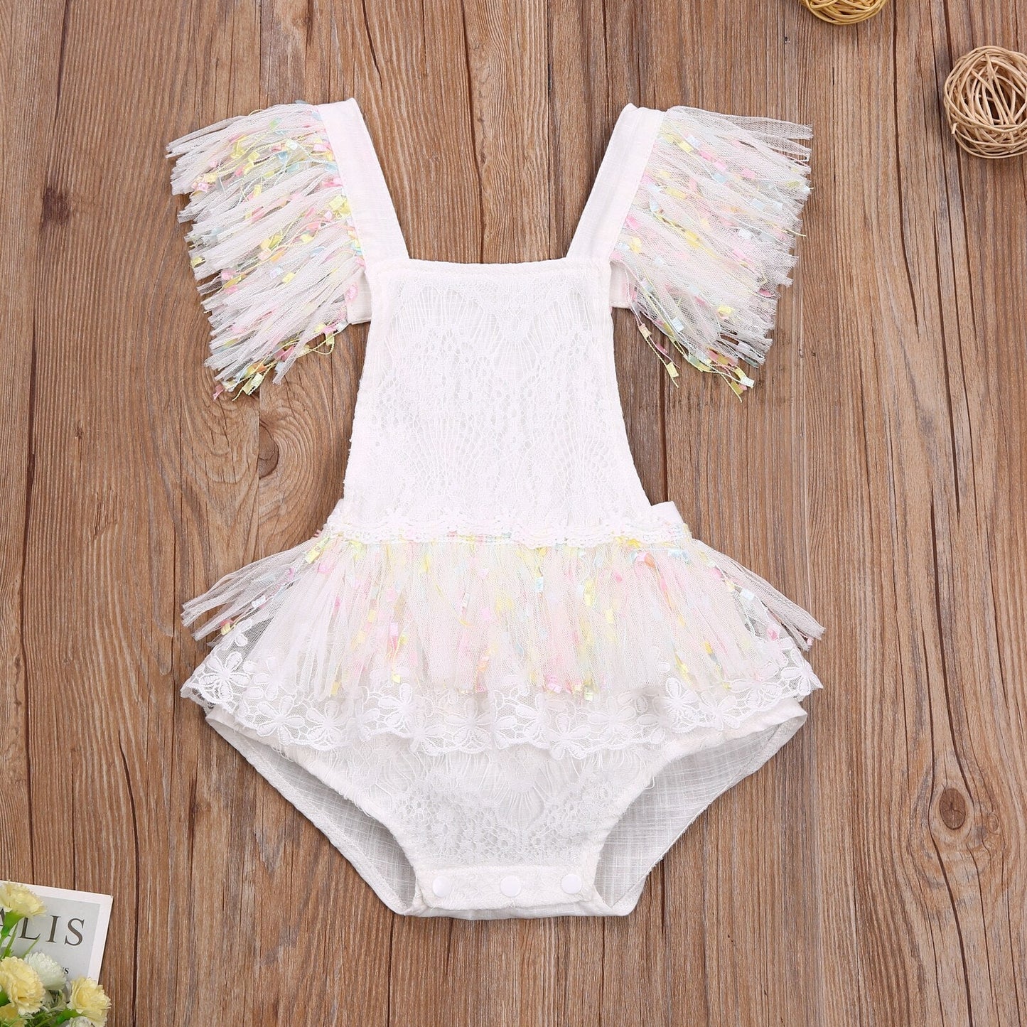 White Lace Children's Bodysuit