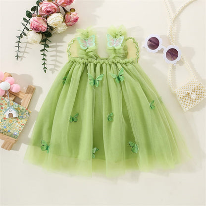 Tulle Dress With Butterflies