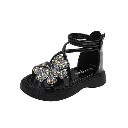 Butterfly Applique Strappy Sandal