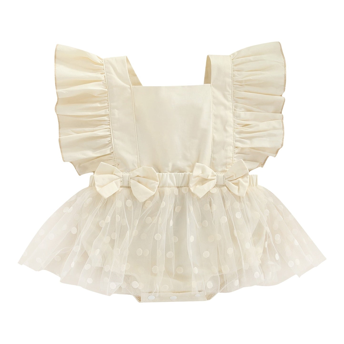 Poá and Tulle Children's Bodysuit