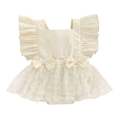 Poá and Tulle Children's Bodysuit