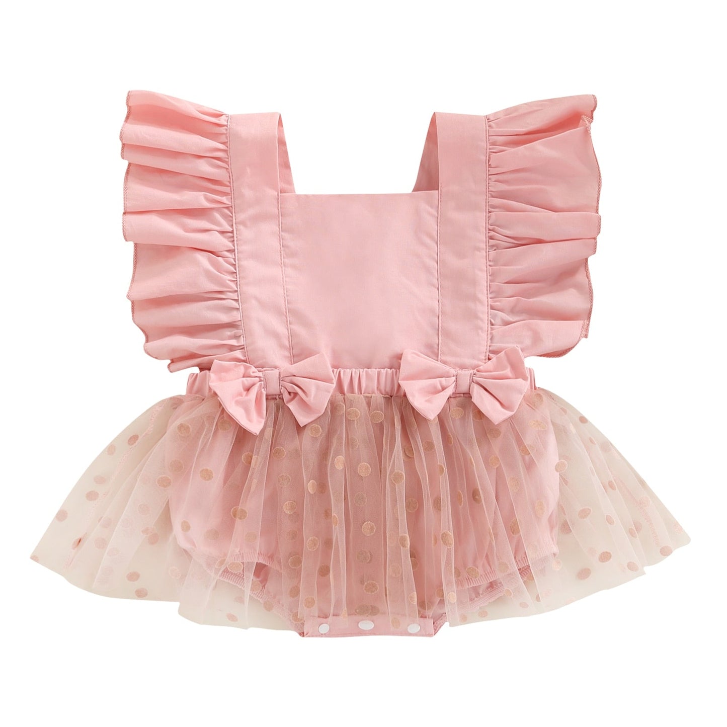 Poá and Tulle Children's Bodysuit