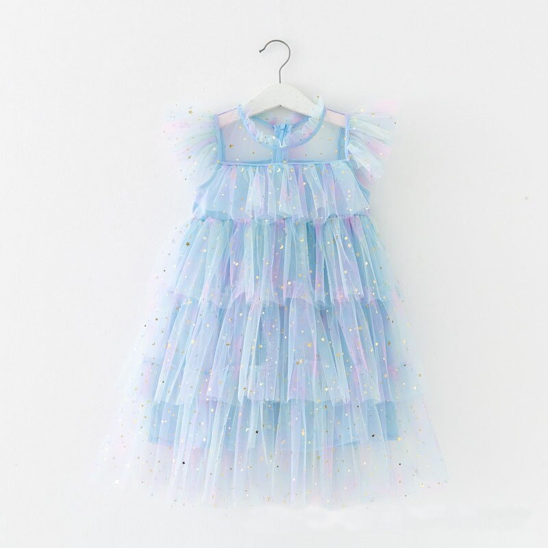 Vestido Infantil Babados Tule 