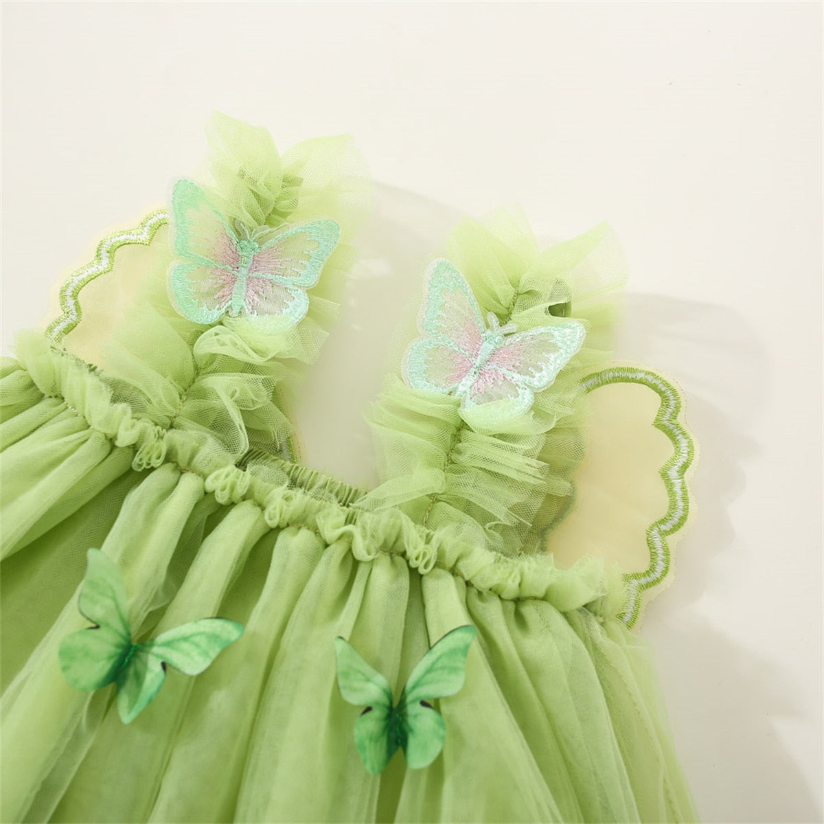 Tulle Dress With Butterflies