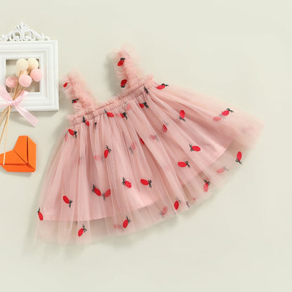 Vestido Infantil Tul Estampados