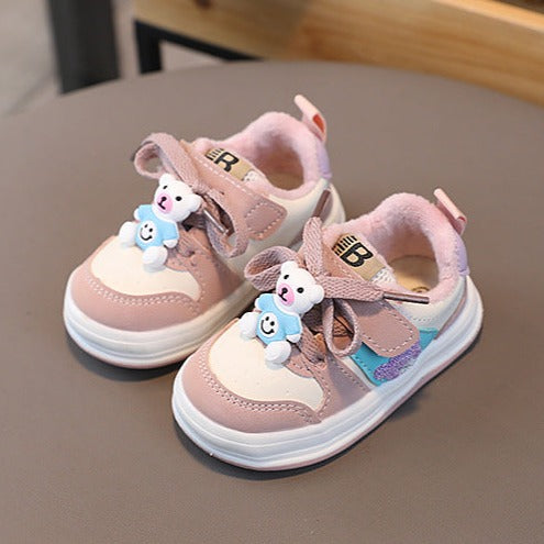 Zapatillas Infantiles Teddy Bear Velcro y Teddy Bear