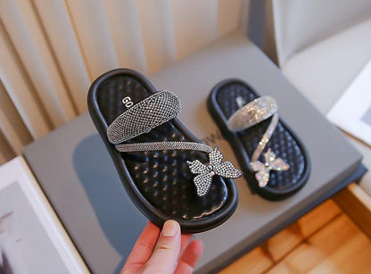 Strass Butterfly Children's Sandal