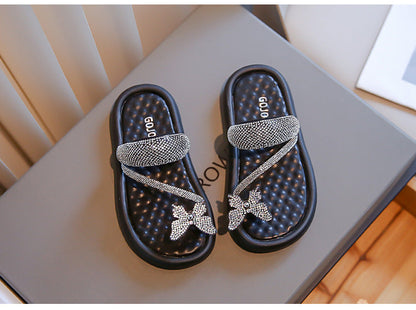 Strass Butterfly Children's Sandal