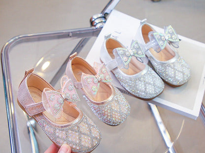 Zapato Infantil Niña Lazo Strass